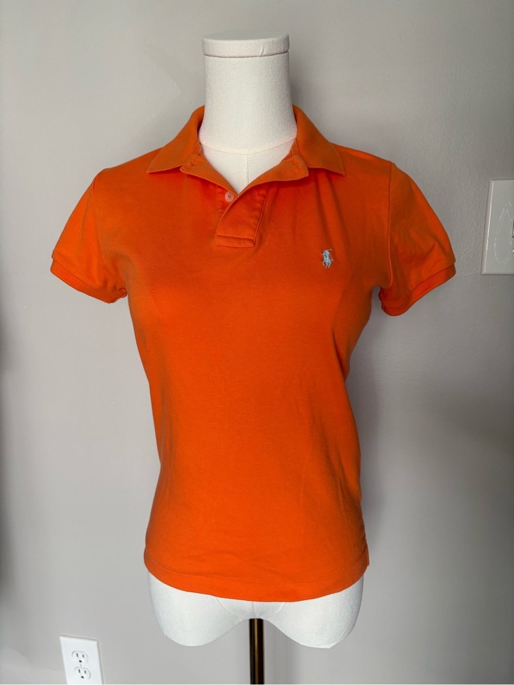 Ralph Lauren Women's Orange Classic Polo Shirt